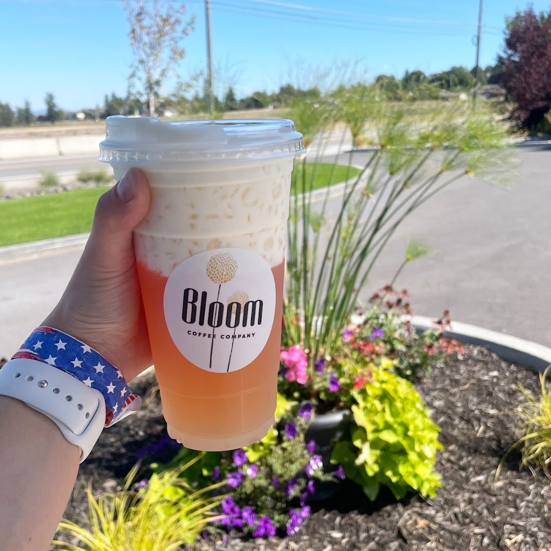 Coffee at Bloom Coffee Co., specialty coffee shop in Spokane