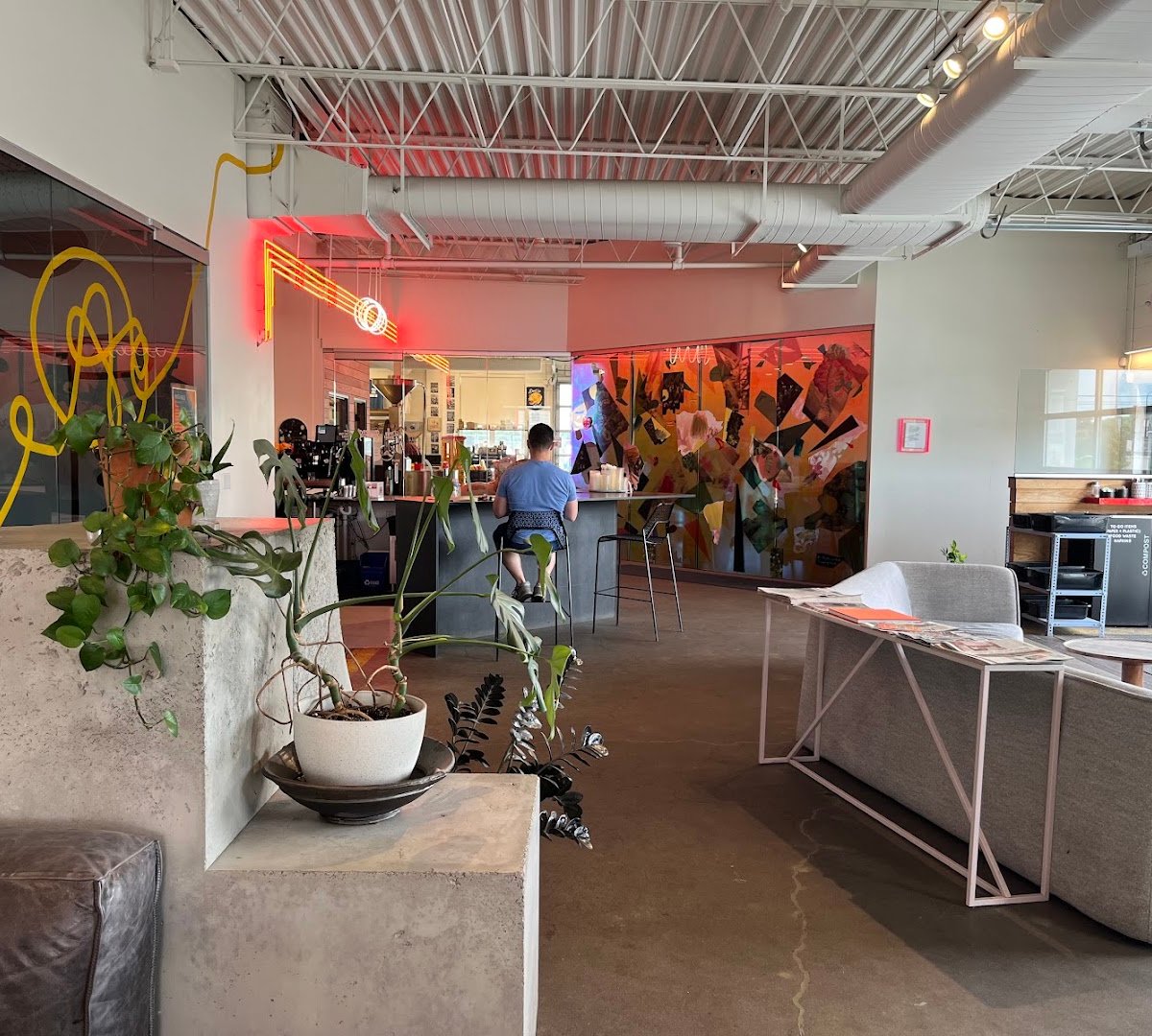 Interior of Dogwood Coffee - Northeast, specialty coffee shop in Minneapolis