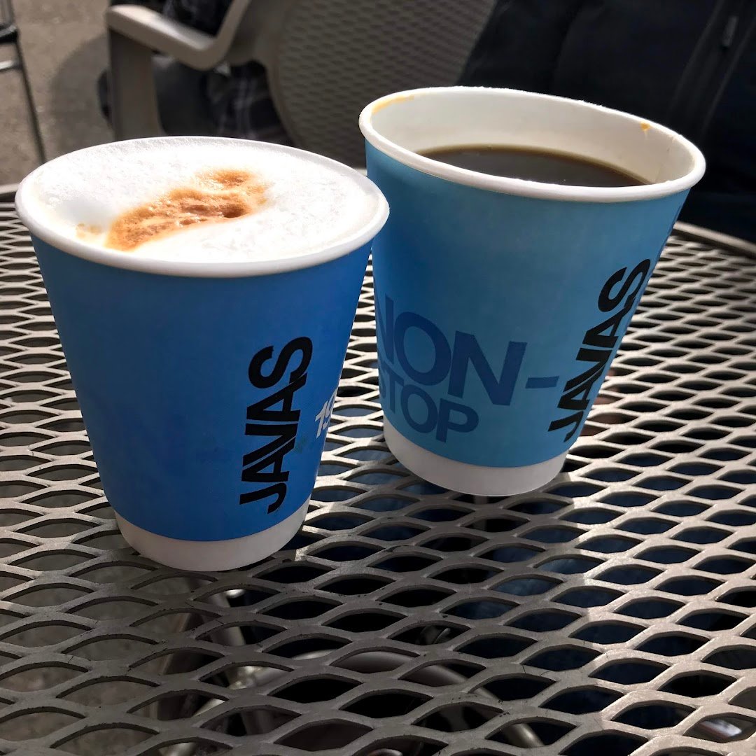 Coffee at Java's Cafe, specialty coffee shop in Rochester