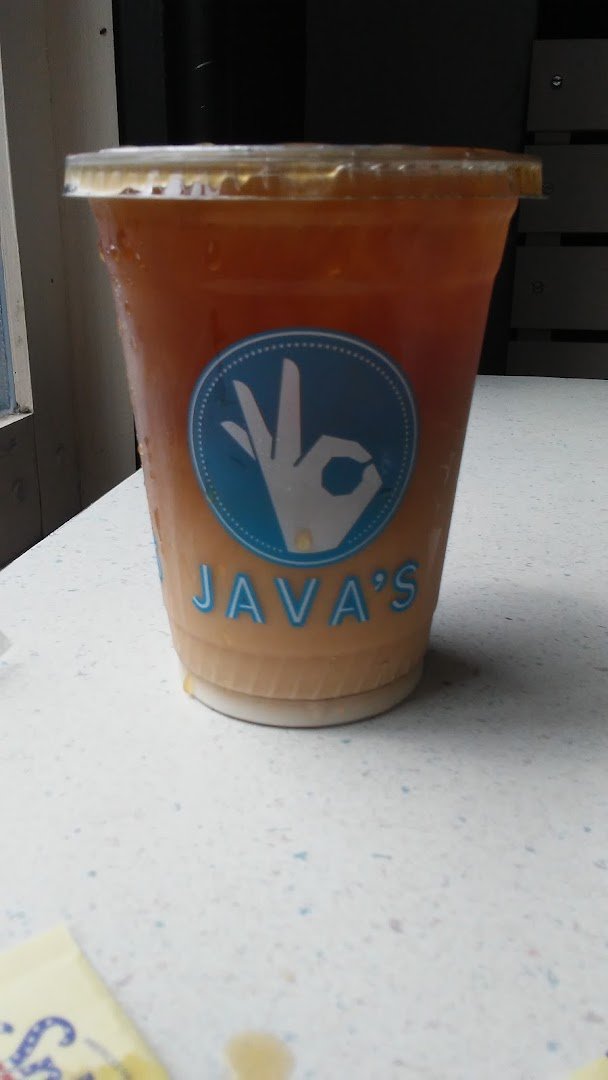 Coffee at Java's Cafe, specialty coffee shop in Rochester