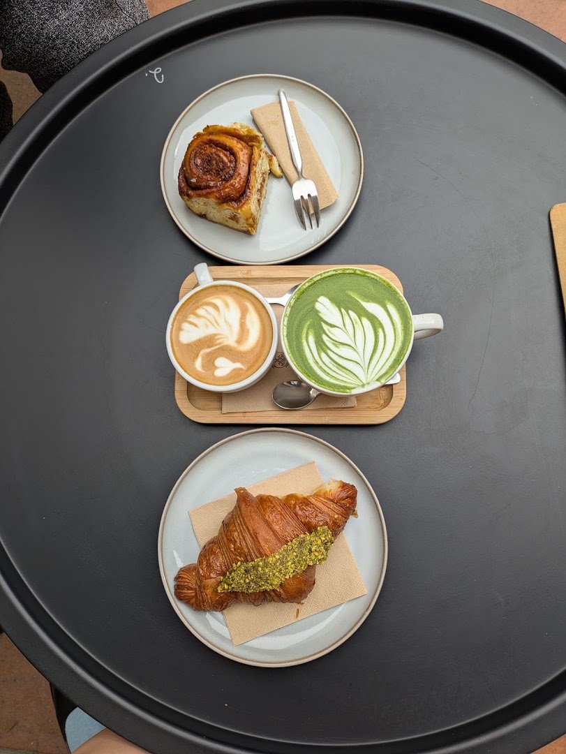Coffee at Kafe Atrium, specialty coffee shop in Prague