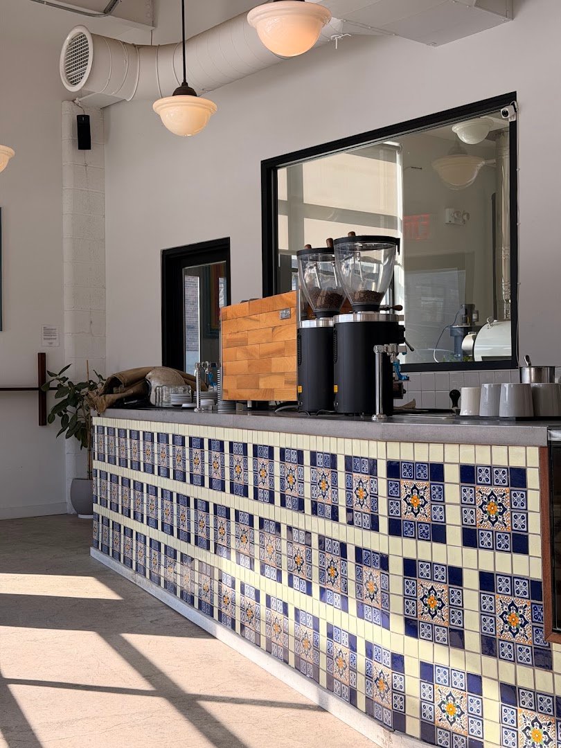 Interior of Ninth Street Espresso, specialty coffee shop in New York