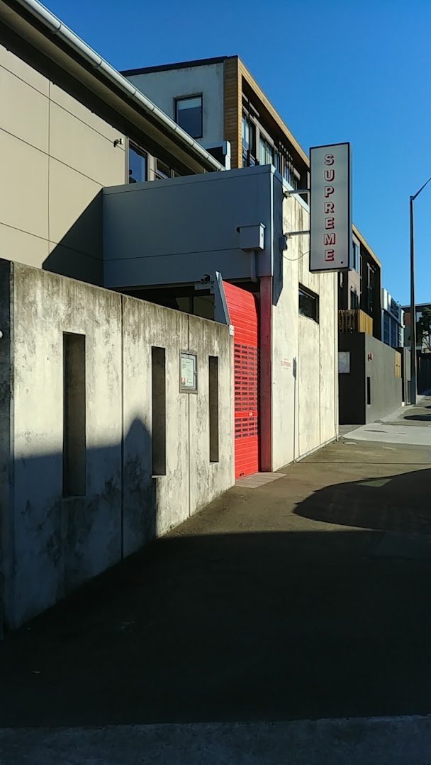 Storefront of Coffee Supreme Roastery, specialty coffee shop in Wellington