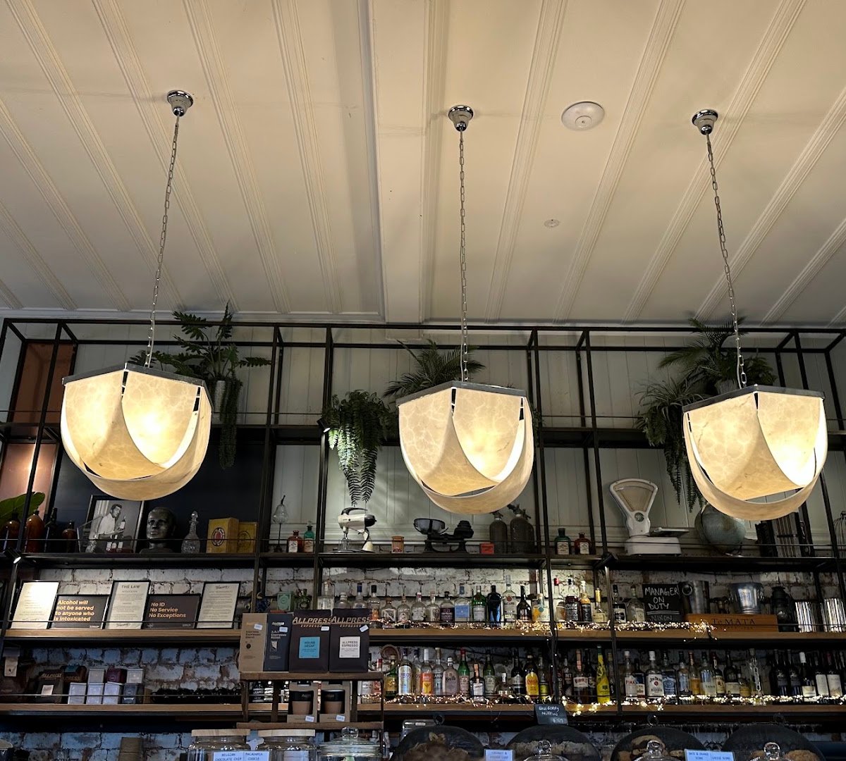 Interior of Frasers, specialty coffee shop in Auckland