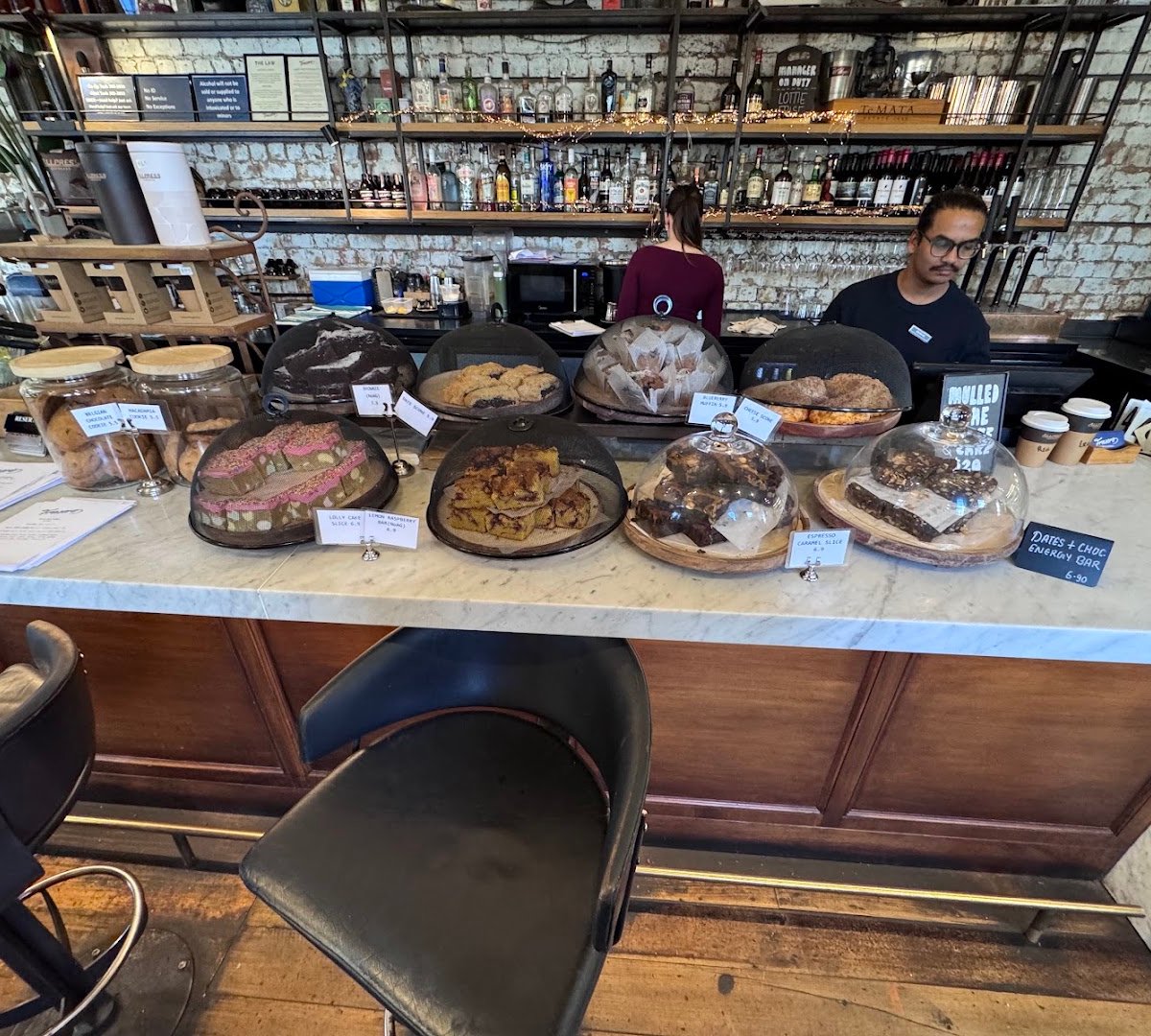 Interior of Frasers, specialty coffee shop in Auckland