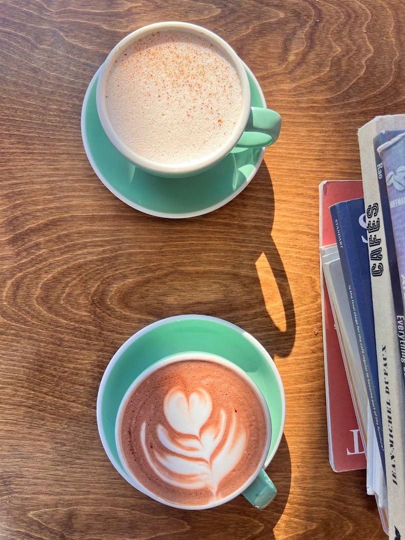 Coffee at Zab Café, specialty coffee shop in Montreal