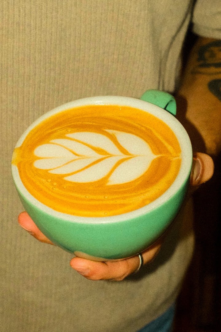 Coffee at Zab Café, specialty coffee shop in Montreal