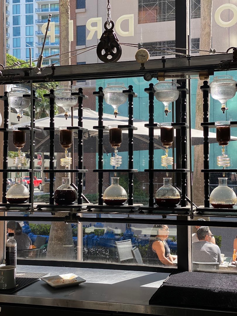 Interior of Craft Kafe Downtown, specialty coffee shop in Tampa-St. Petersburg