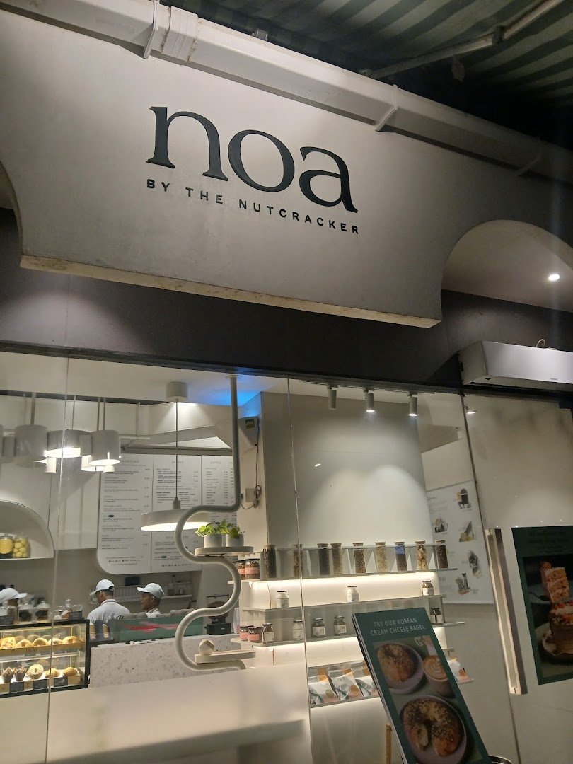 Storefront of Noa by The Nutcracker, specialty coffee shop in Mumbai