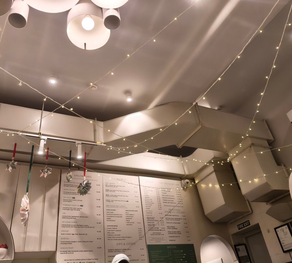 Interior of Noa by The Nutcracker, specialty coffee shop in Mumbai