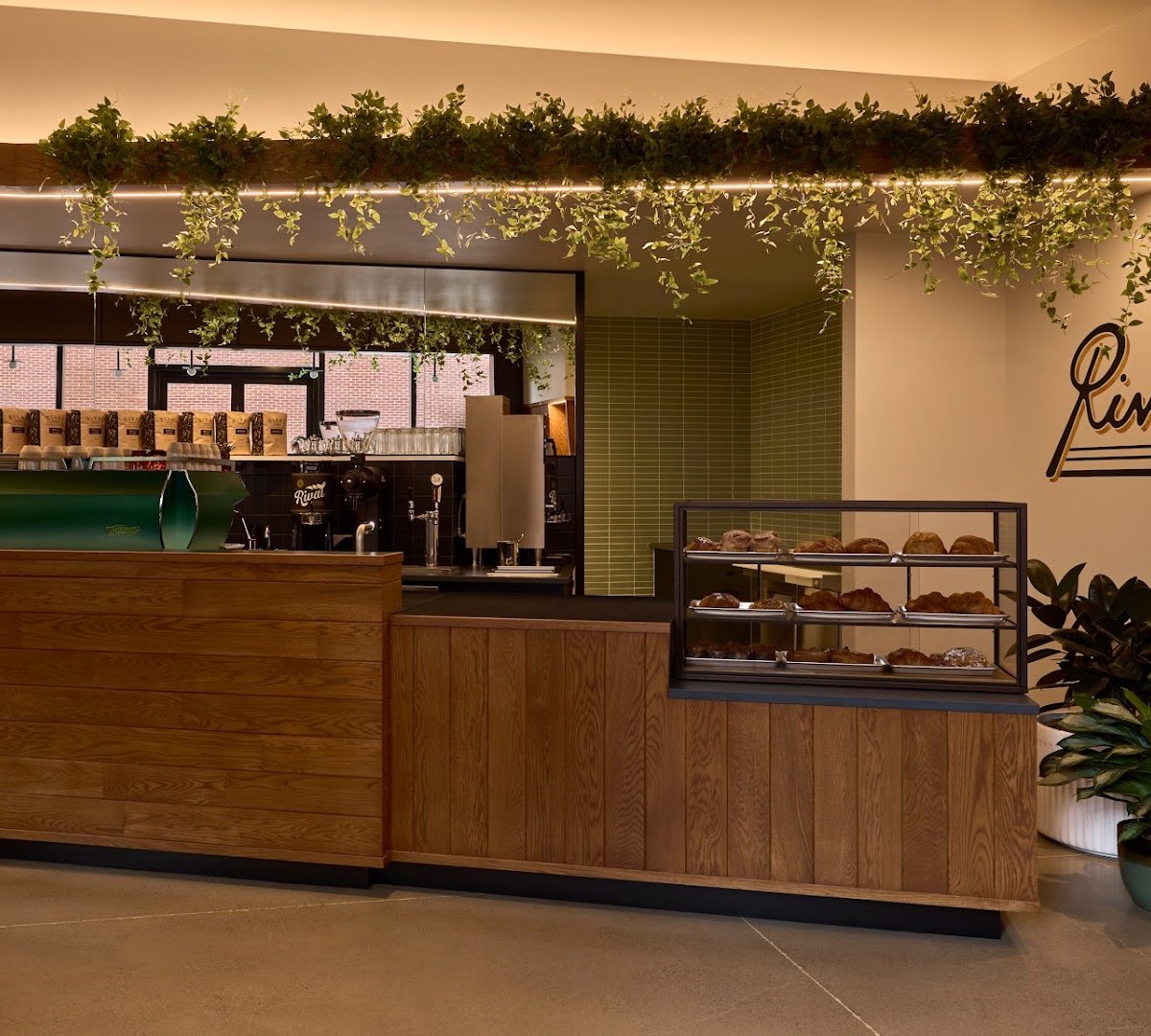 Interior of Rival Bros Coffee Bar, specialty coffee shop in Philadelphia