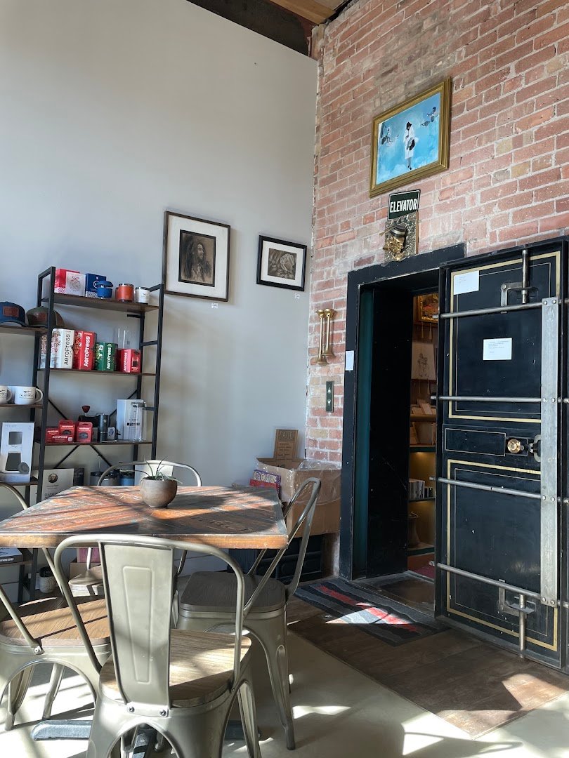 Interior of Kings Peak Coffee Roasters, specialty coffee shop in Salt Lake City