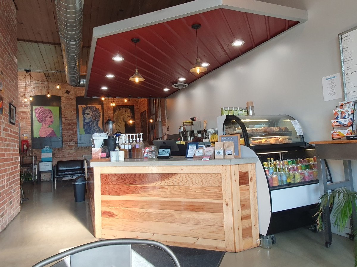 Interior of Kings Peak Coffee Roasters, specialty coffee shop in Salt Lake City
