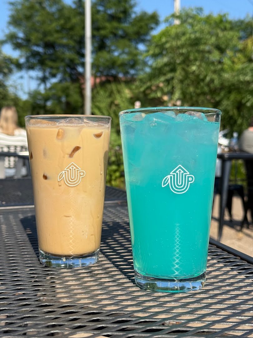 Coffee at Up Coffee, specialty coffee shop in Minneapolis