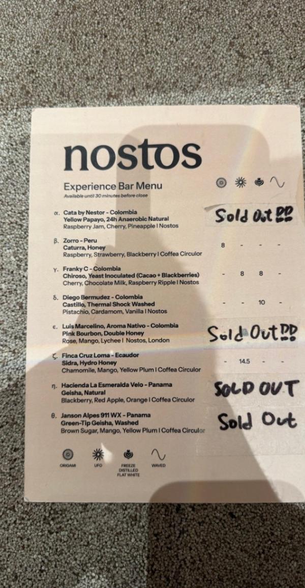 User review photo 2 of Nostos Coffee (St James's)