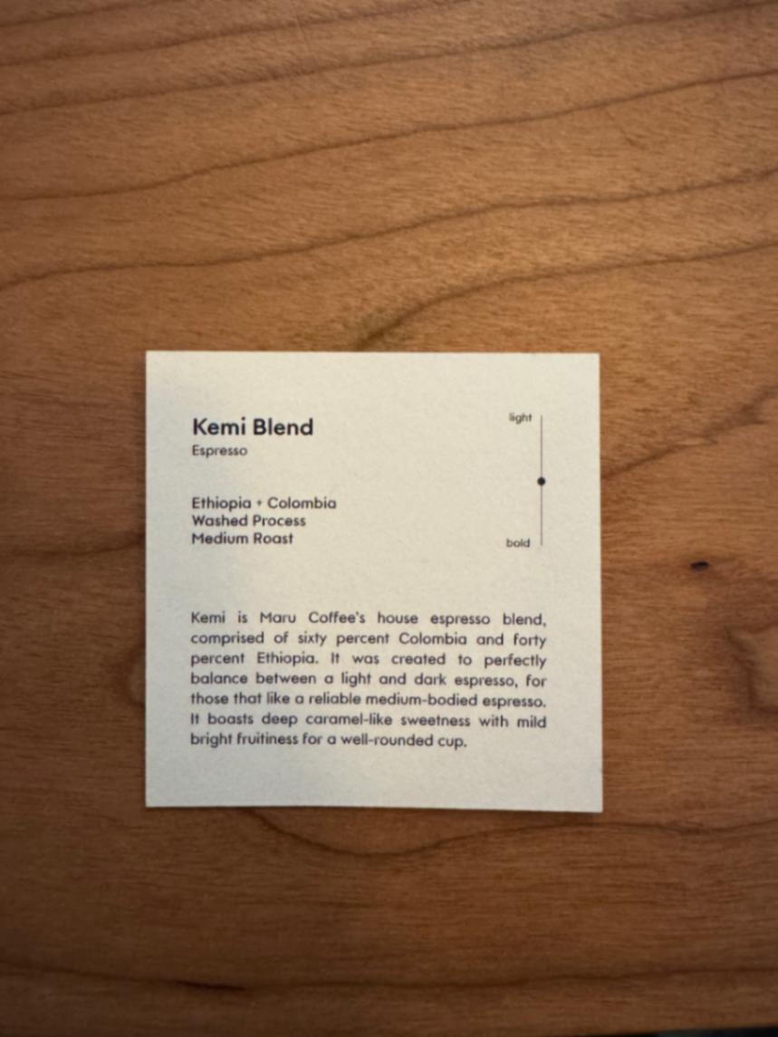User photo of Maru Coffee by Sheldon